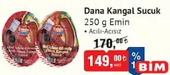 EMİN DANA KANGAL SUCUK 250 G fiyat ve kampanya bilgisi